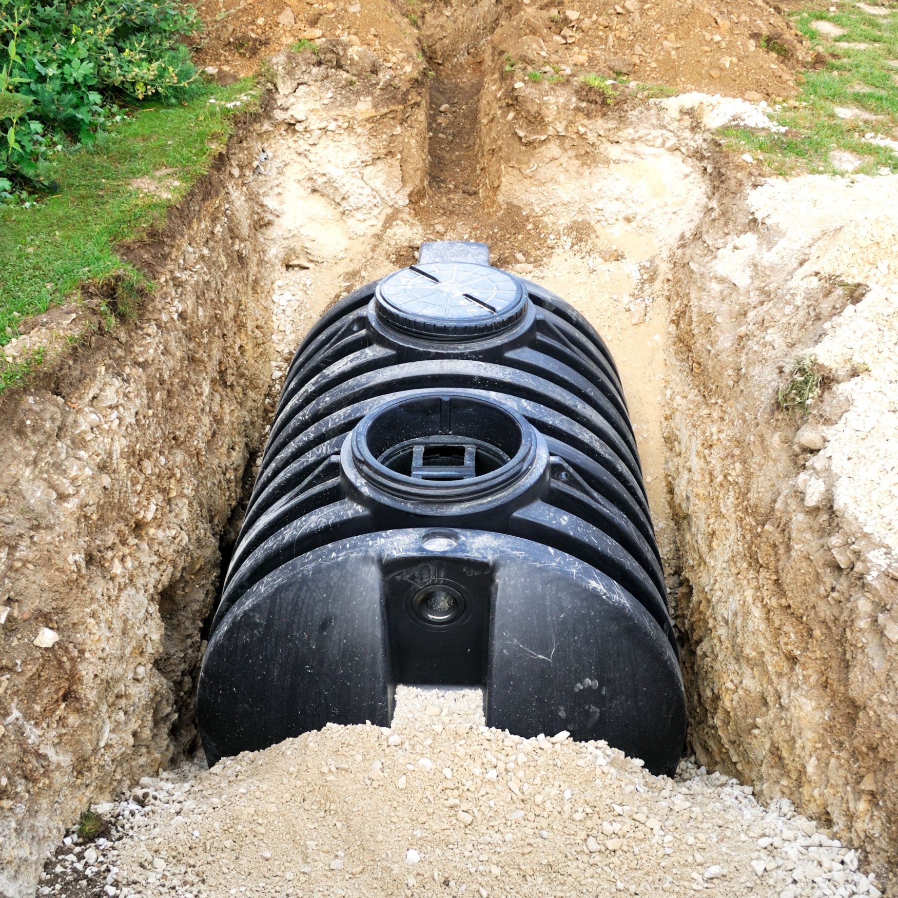 Professional septic tank setting and terrain expertise