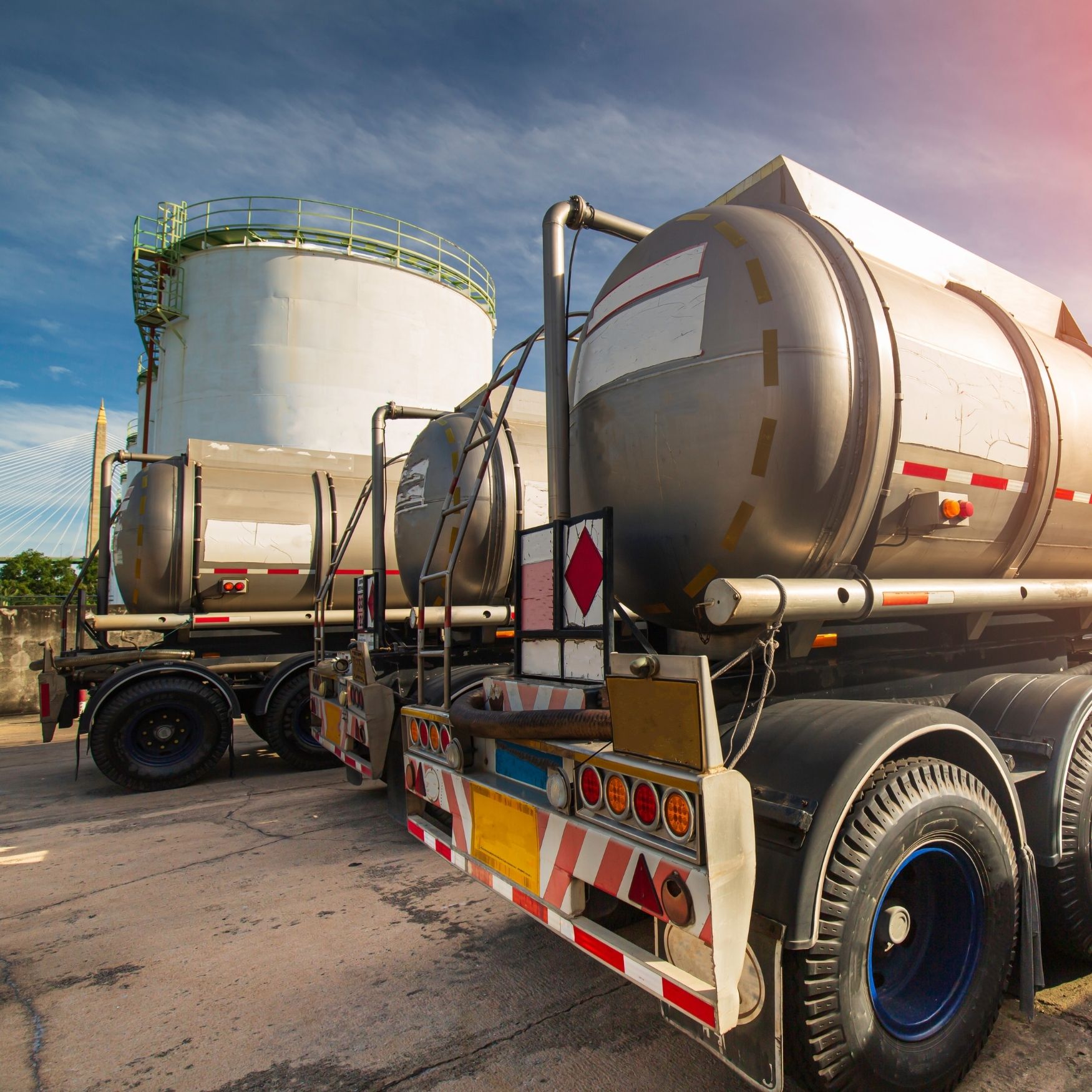 Vac truck pumping operation